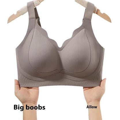 Full Cup Plus Size Soft Support Seamless Breast Holding-proof